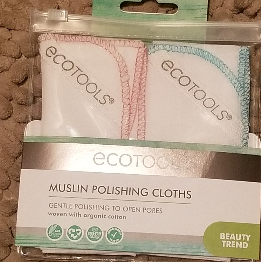 3/$20 Nwt   organic muslin polishing cloths